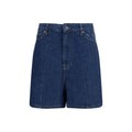 Shorts Bermudas en coton bleu Marine Serre