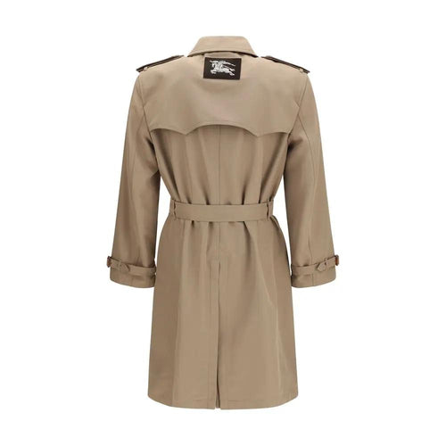 Manteau en soie marron Burberry
