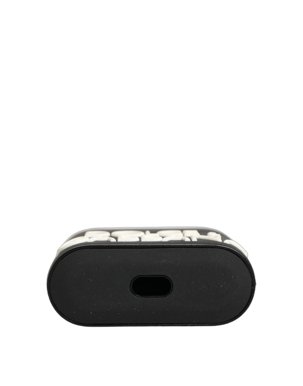Dolce & Gabbana Étui AirPods Noir PVC Logo en Relief à Rabat Femme