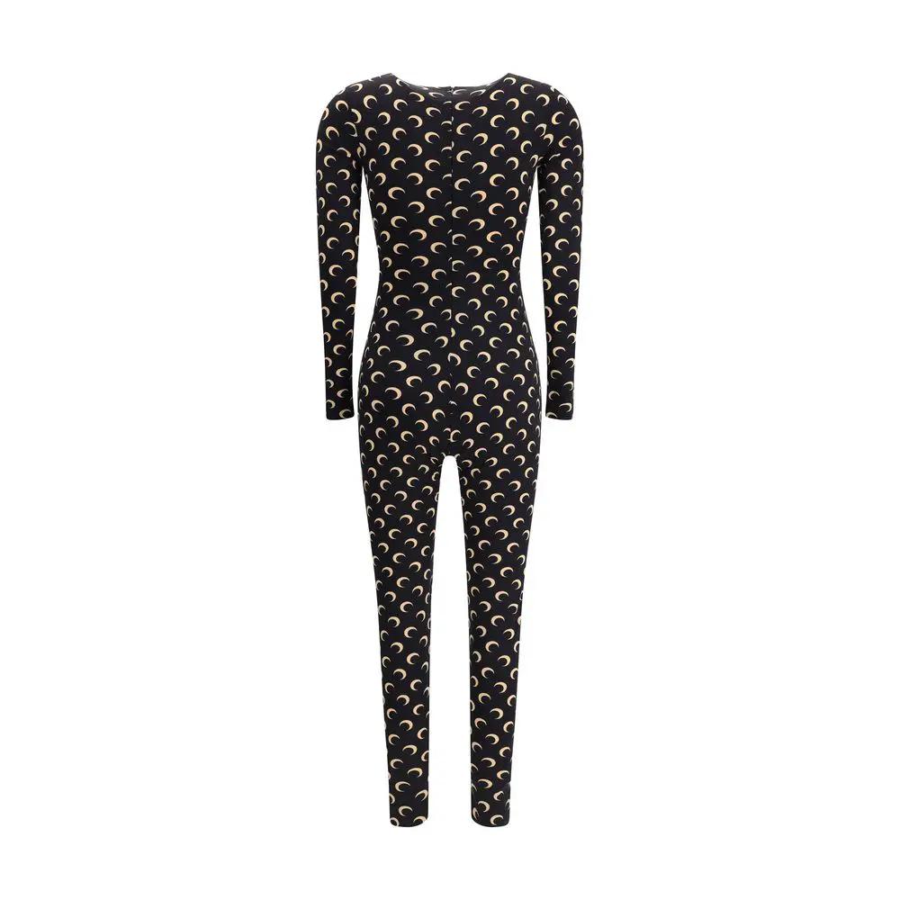 Marine Serre Brown Polyamide Jumpsuit