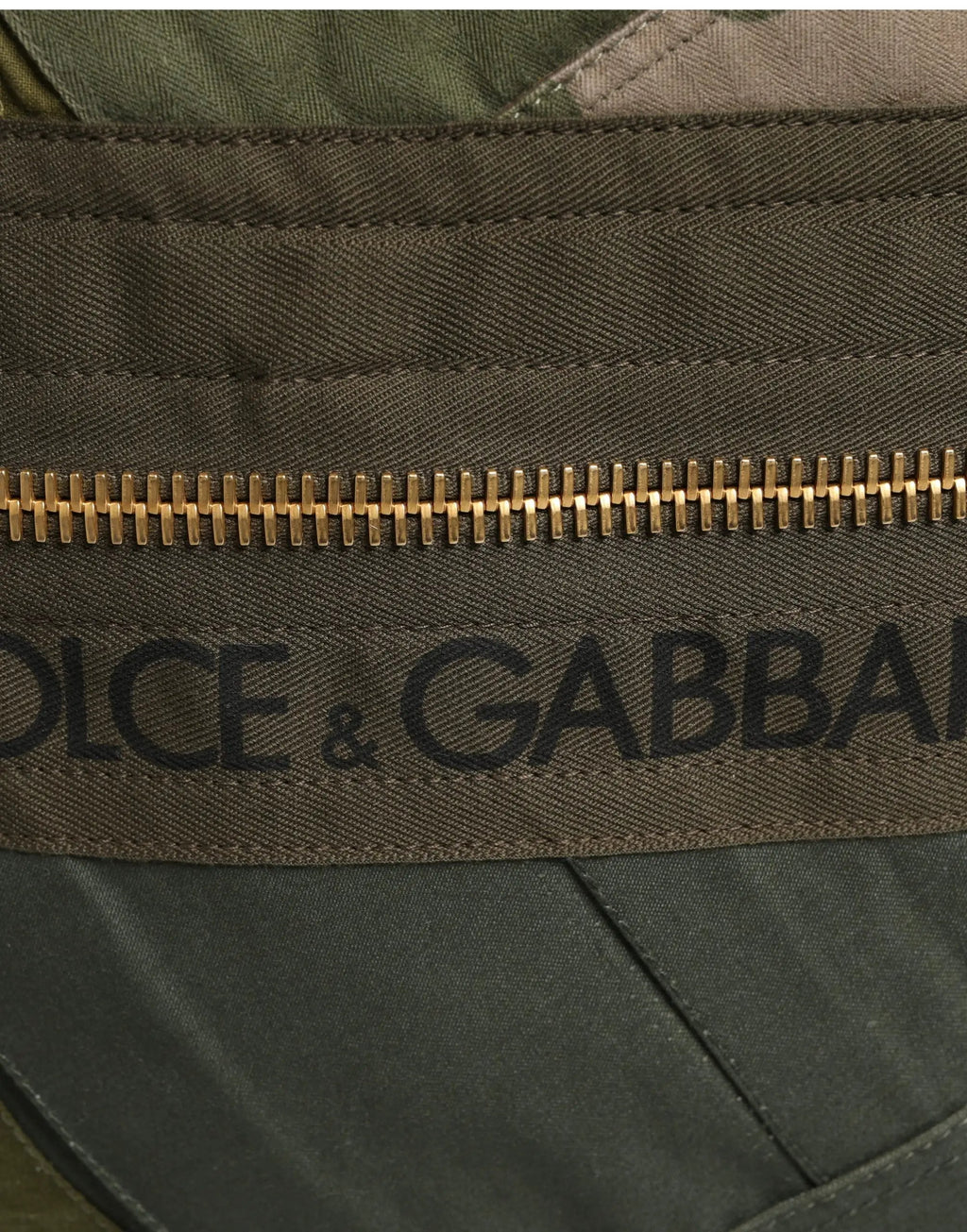 Dolce & Gabbana Military Green Patchwork Rucksack Backpack Borse Men Bag