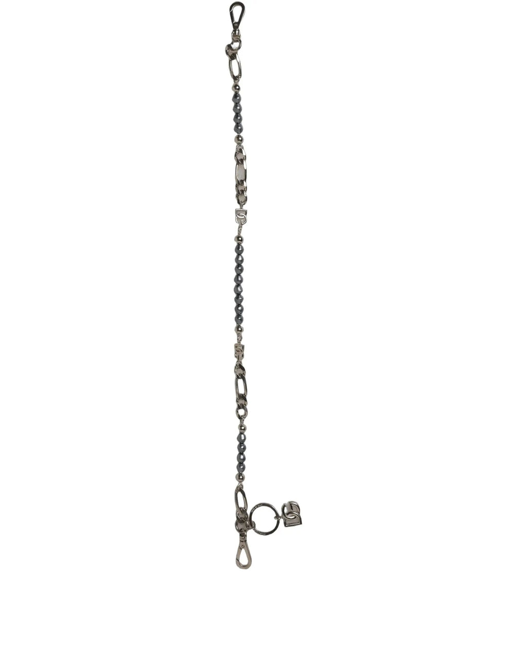 Collier Pendentif Signature DG Logo Chaîne Argentée Dolce & Gabbana