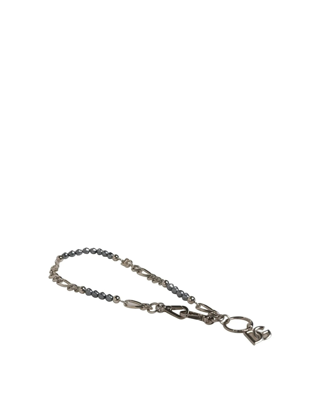 Collier Pendentif Signature DG Logo Chaîne Argentée Dolce & Gabbana
