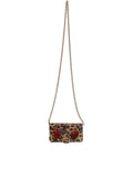 Étui à rabat Dolce & Gabbana léopard marron orné de cristaux pour iPhone X - XS