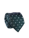 Cravate Dolce & Gabbana en soie à motif vert foncé réglable pour homme