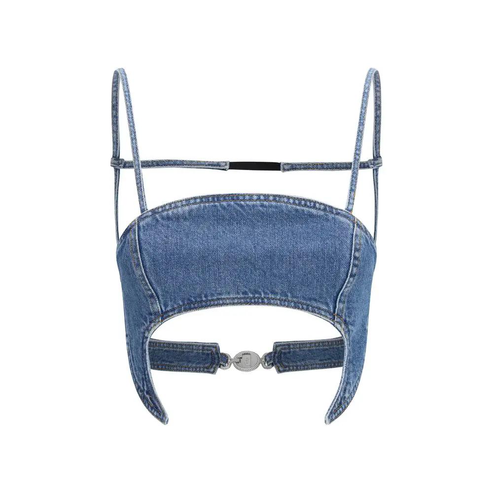 Chemise en jean bleue Marine Serre