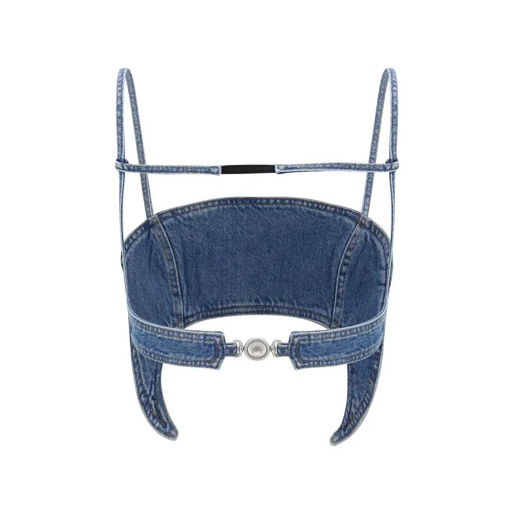Chemise en jean bleue Marine Serre