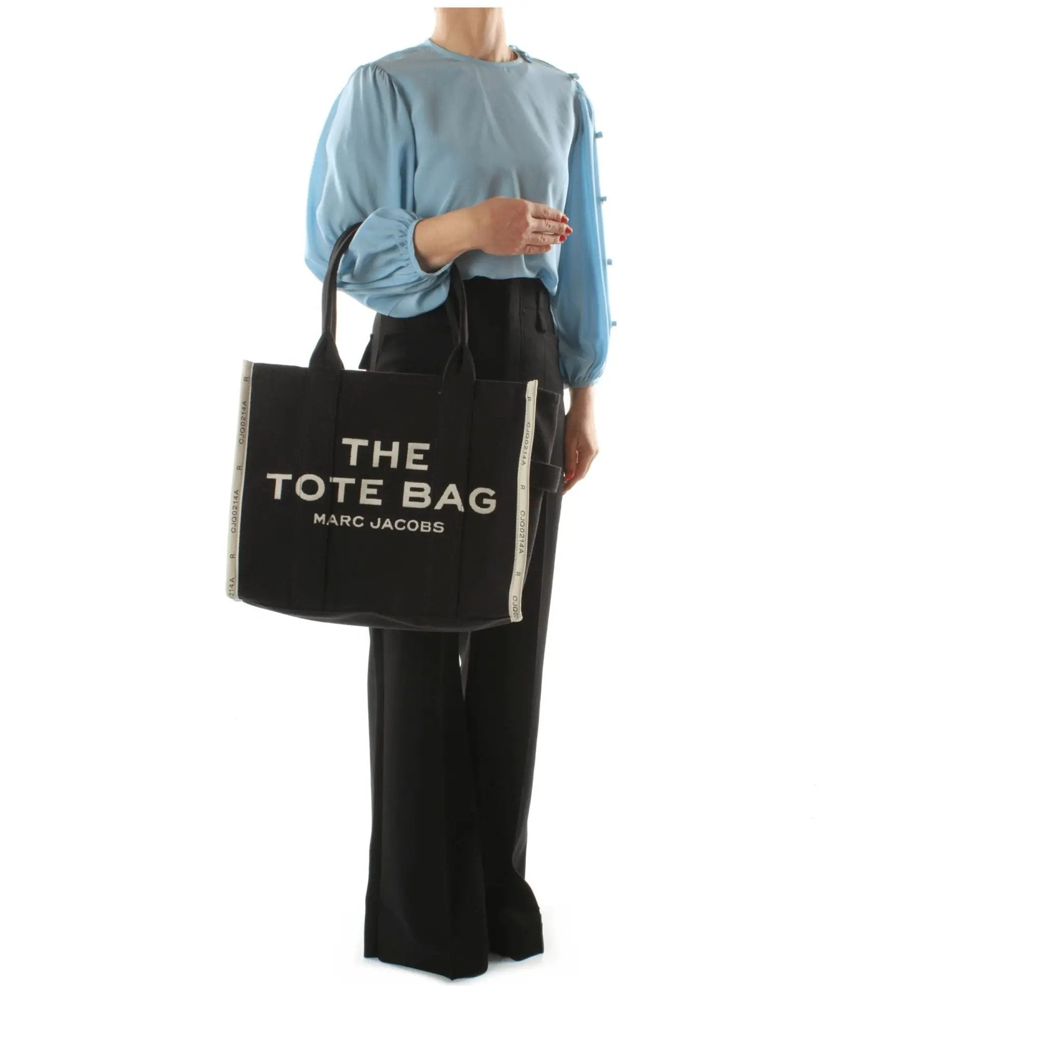 Sac bandoulière en tissu noir Marc Jacobs