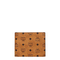 Portefeuille MCM en tissu marron