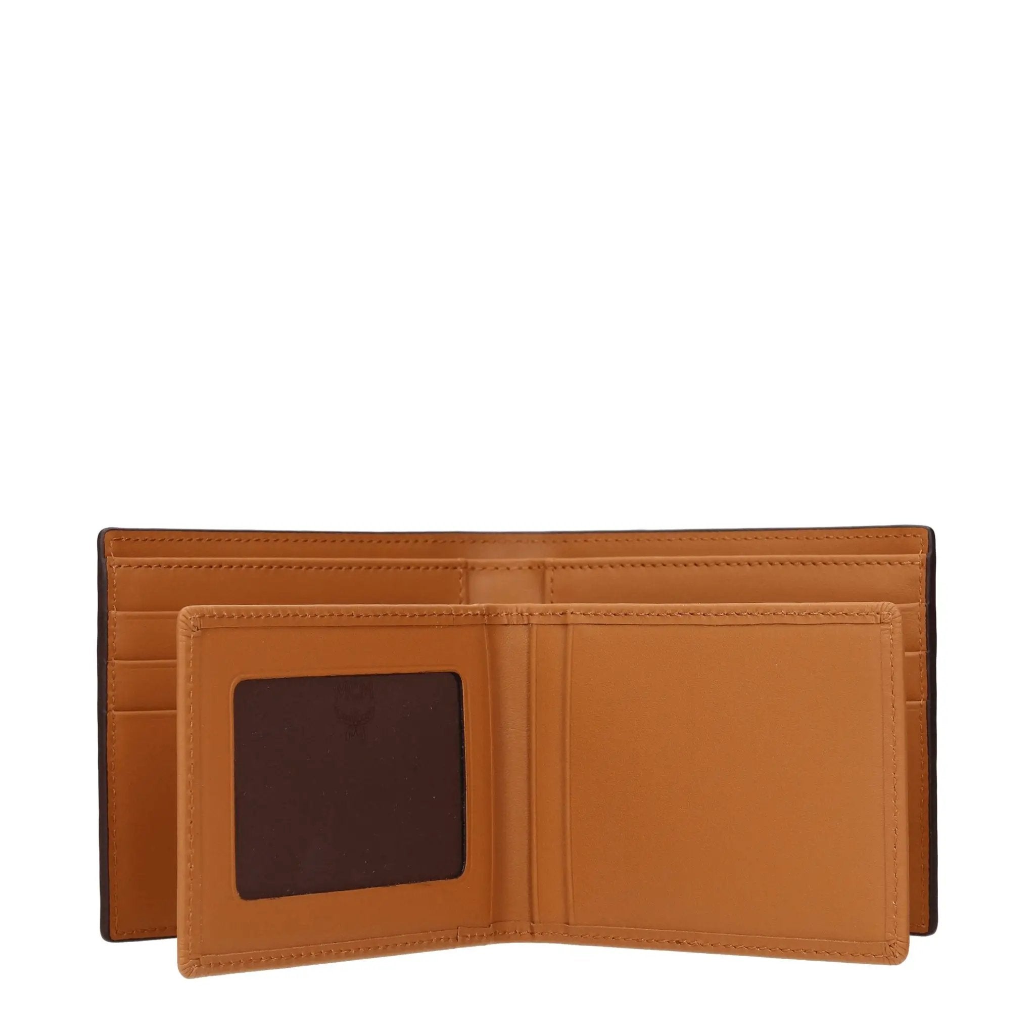 MCM Brown Fabric Wallet