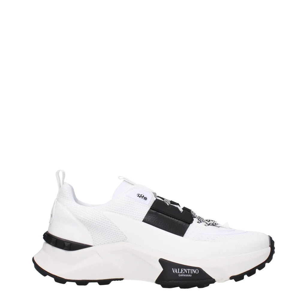 Valentino Garavani Blue Fabric Athletic Sneakers