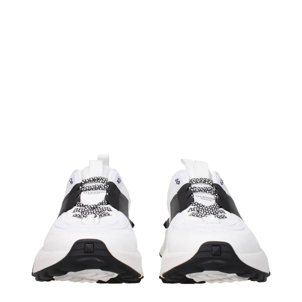 Valentino Garavani Blue Fabric Athletic Sneakers