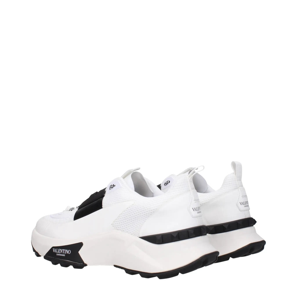 Valentino Garavani Blue Fabric Athletic Sneakers