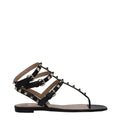 Sandales Valentino Garavani en cuir noir