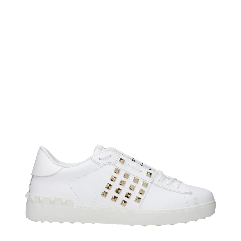 Valentino Garavani Blue Leather Low Top Sneakers