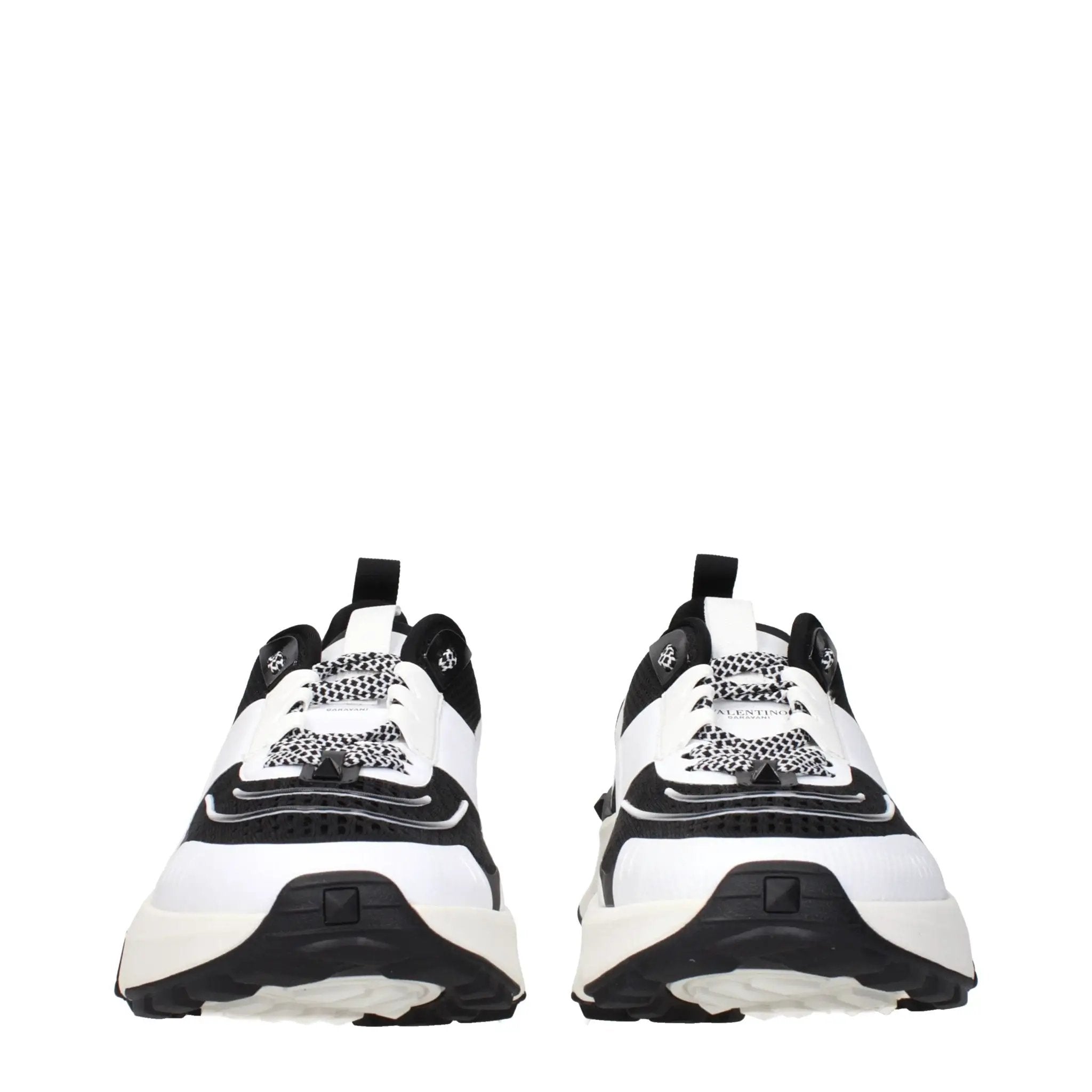 Valentino Garavani Black Fabric Athletic Sneakers