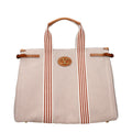 Women’s Beige Fabric Handbag – Valentino Garavani Vintage Effect Logo Bag