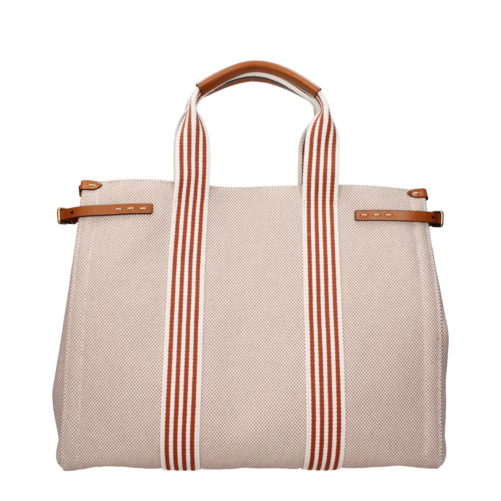 Women’s Beige Fabric Handbag – Valentino Garavani Vintage Effect Logo Bag
