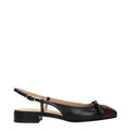 Valentino Garavani Ballerines en Cuir Noir