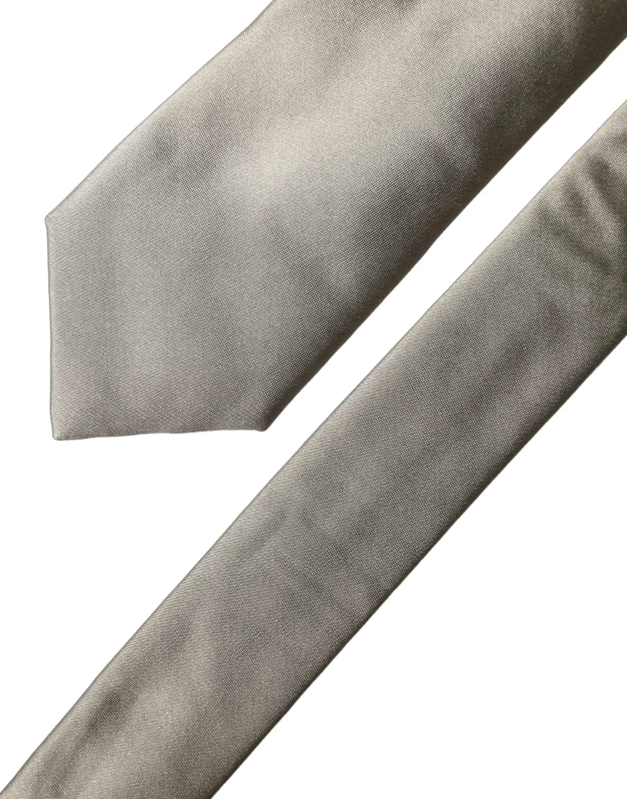 Dolce & Gabbana White Tattoo Floral Silk Adjustable Men Tied Necktie Tie