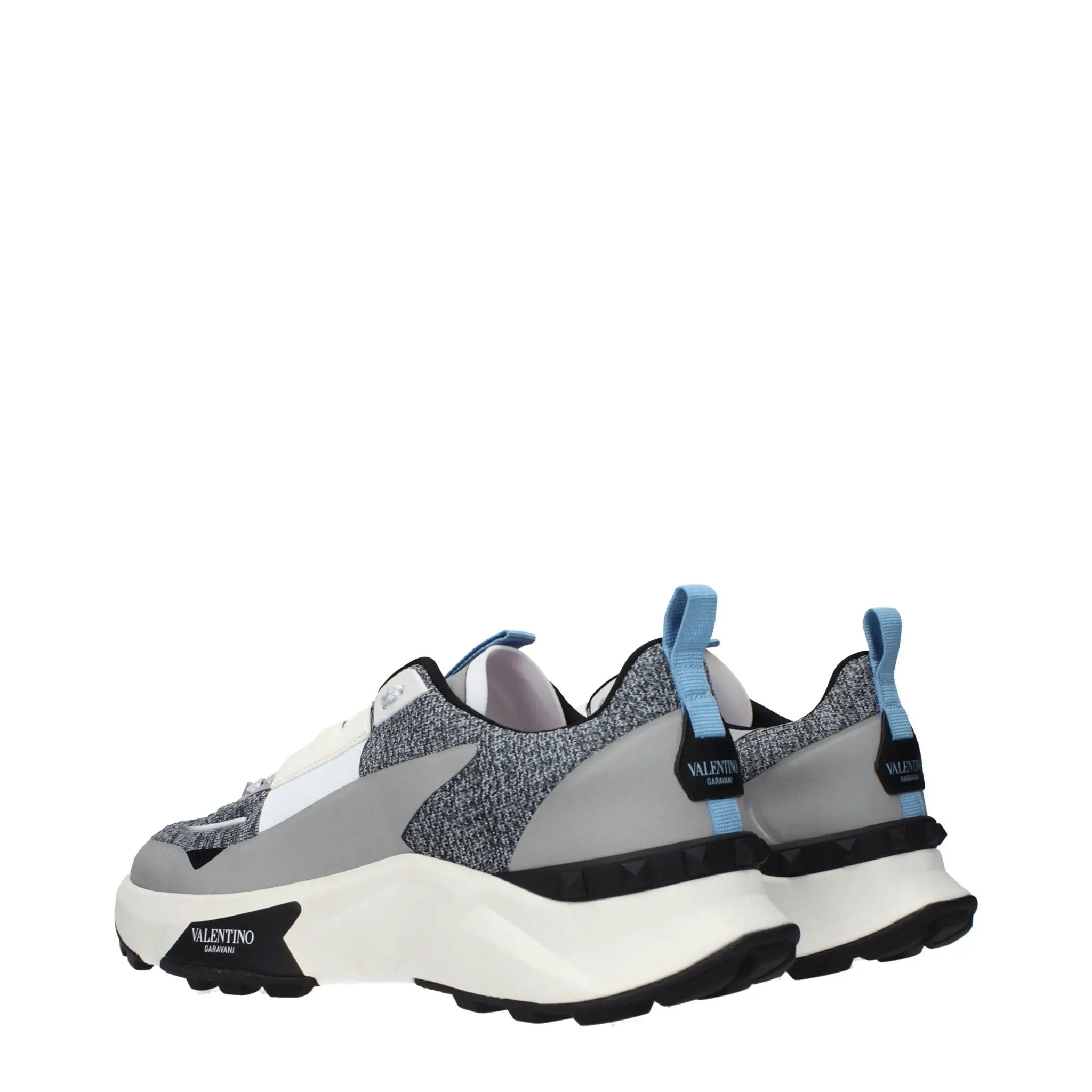Baskets de sport en tissu gris Valentino Garavani