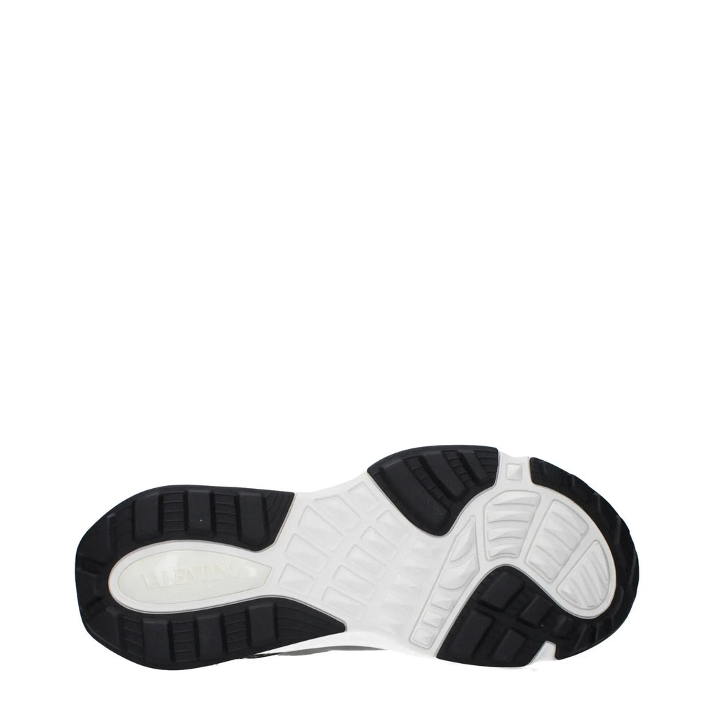 Baskets de sport en tissu gris Valentino Garavani