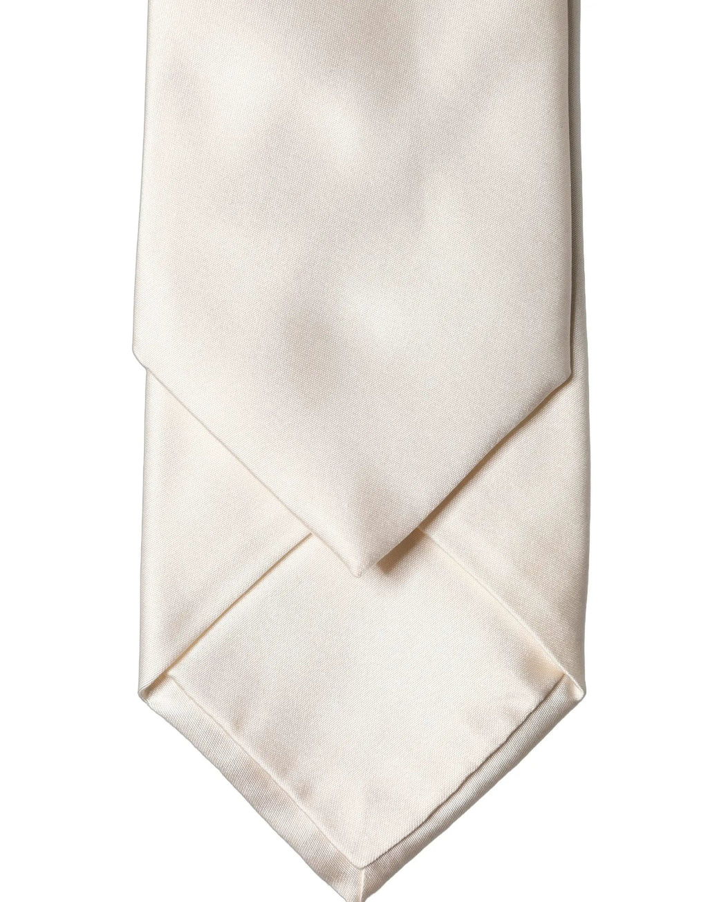 Dolce & Gabbana Cravate en satin de soie blanc cassé réglable pour femme