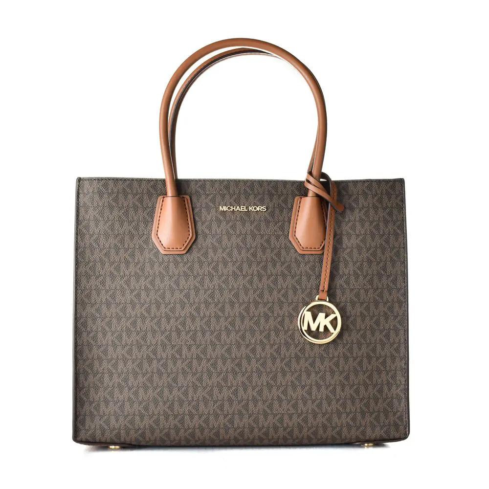 Sac bandoulière en cuir marron Michael Kors