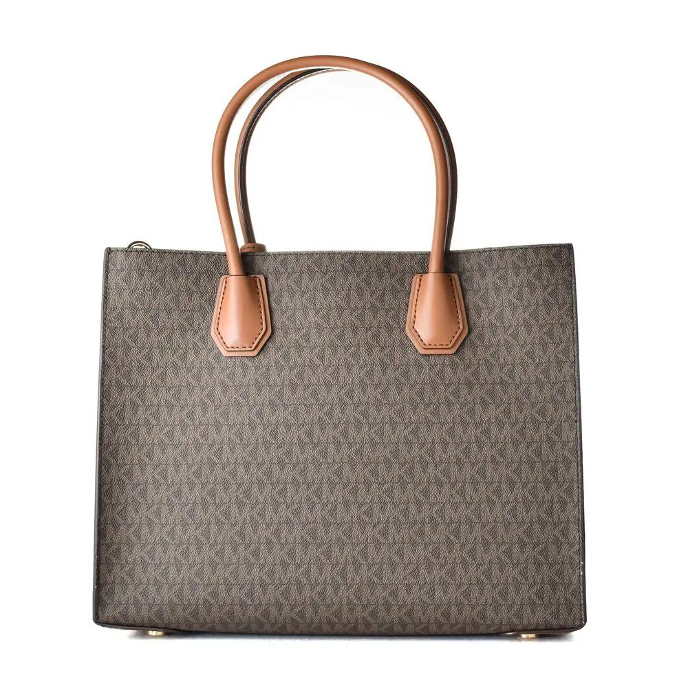 Sac bandoulière en cuir marron Michael Kors