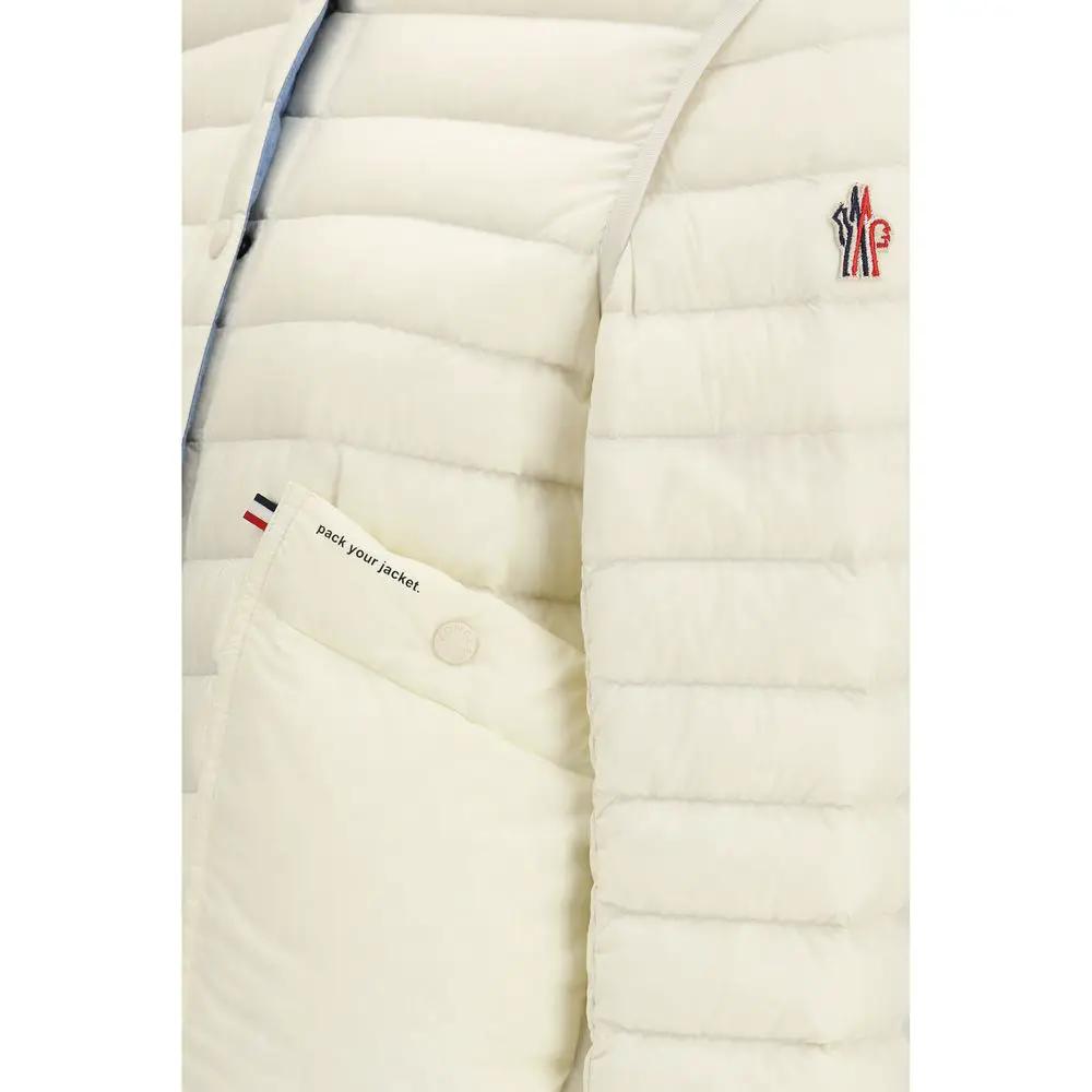 Moncler Grenoble White Polyamide Coat