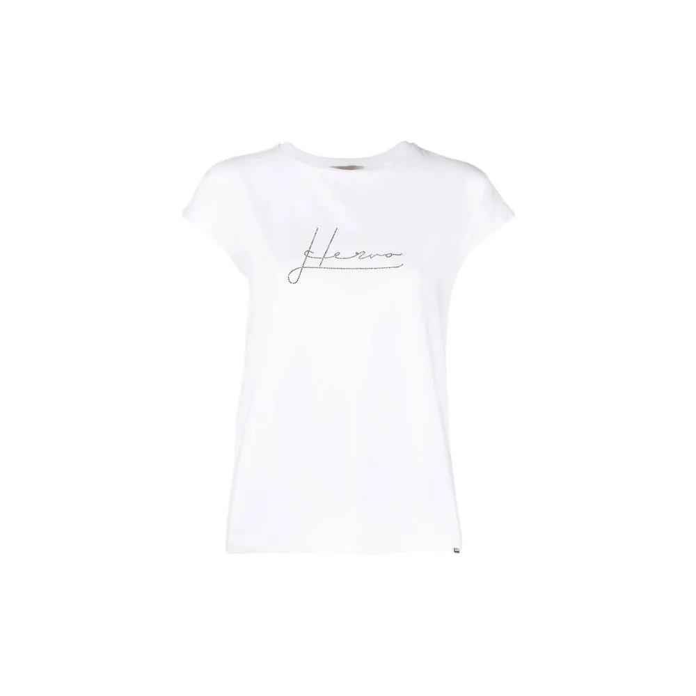 Herno White Cotton T-Shirt