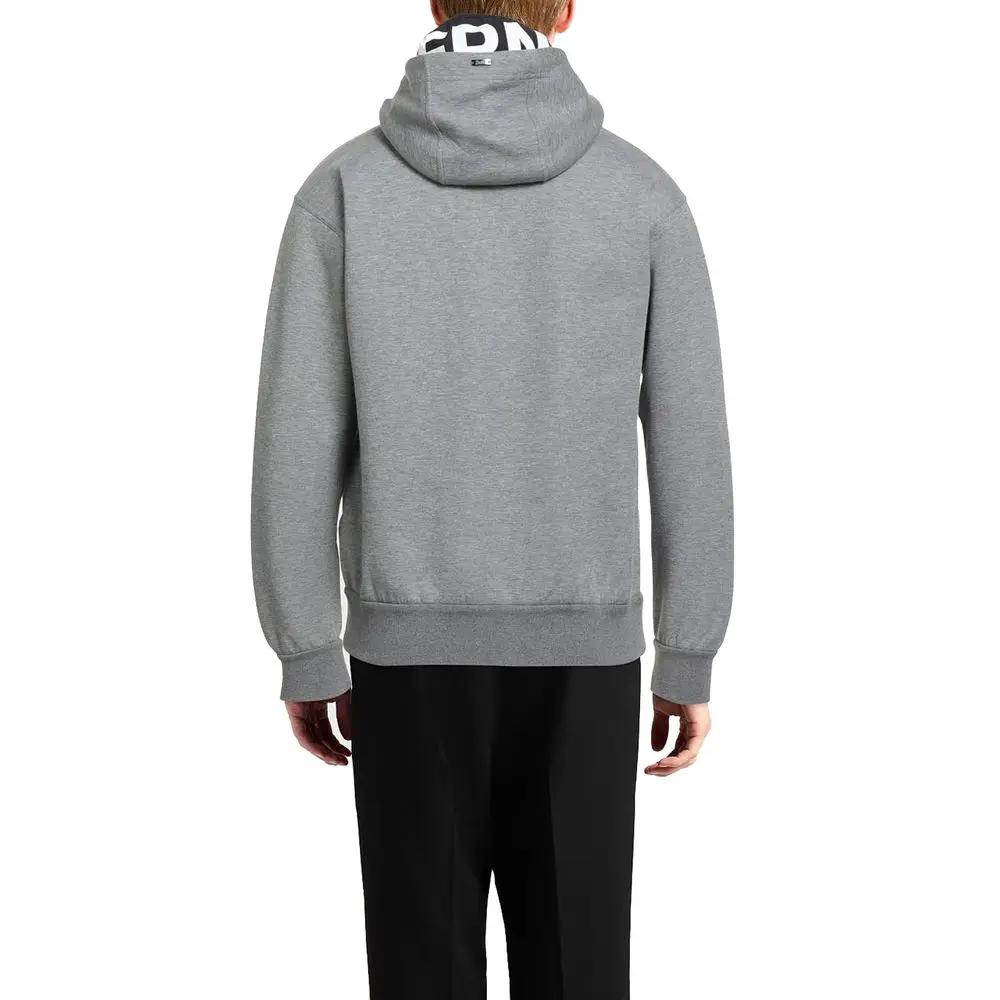 Sweat-shirt en coton gris Herno