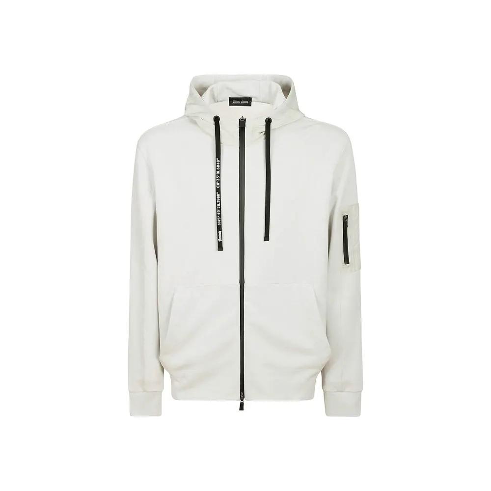 Sweat-shirt en coton gris Herno