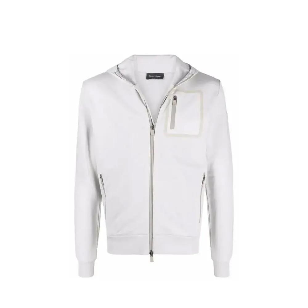 Sweat-shirt en coton gris Herno