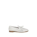 Fratelli Rossetti White Calf Leather Bos Taurus Slip-On Loafers