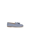 Mocassins à enfiler Fratelli Rossetti en cuir de veau bleu (Bos Taurus)