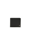 Portefeuille Bos Taurus en cuir de veau noir Saint Laurent