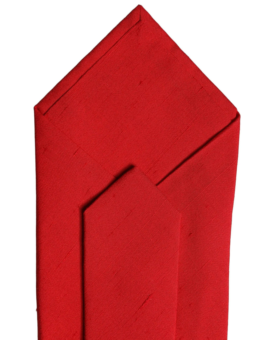 Dolce & Gabbana Red Solid Silk Cotton Adjustable Women Necktie Tie