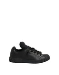 Dolce & Gabbana Black Leather Low Top Portofino Sneakers Shoes