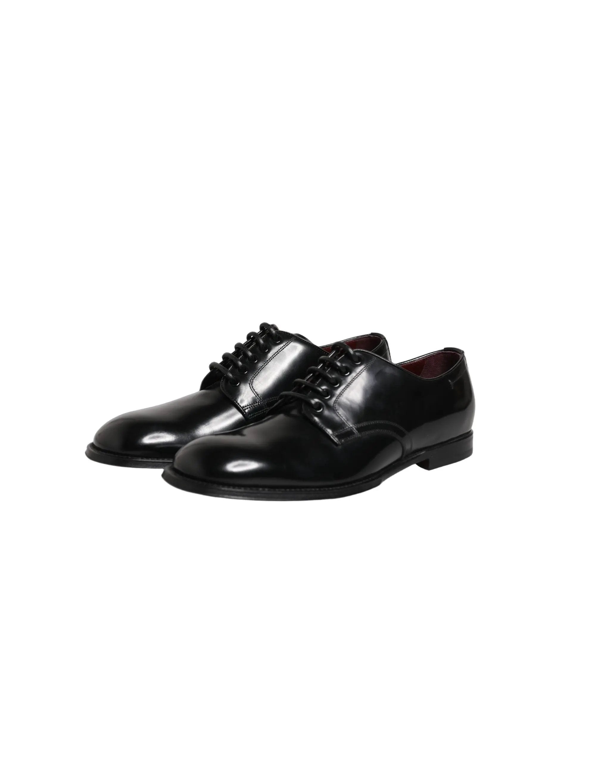 Chaussures habillées Derby pour homme Dolce &amp; Gabbana en cuir de veau noir