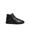 Dolce & Gabbana Black Leather Lace Up Men Ankle Boots Shoes