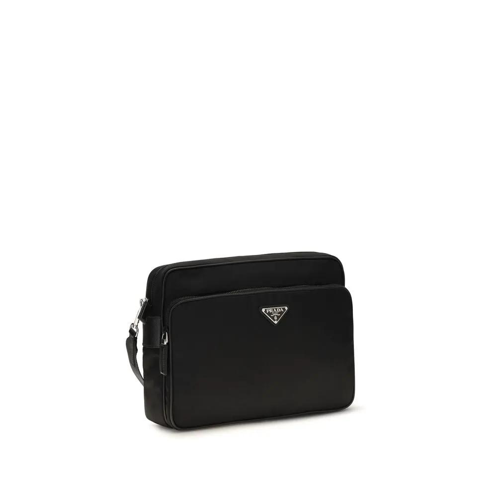 Prada Black Recycled Polyamide Shoulder Bag
