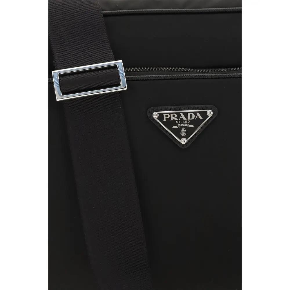 Prada Black Recycled Polyamide Shoulder Bag