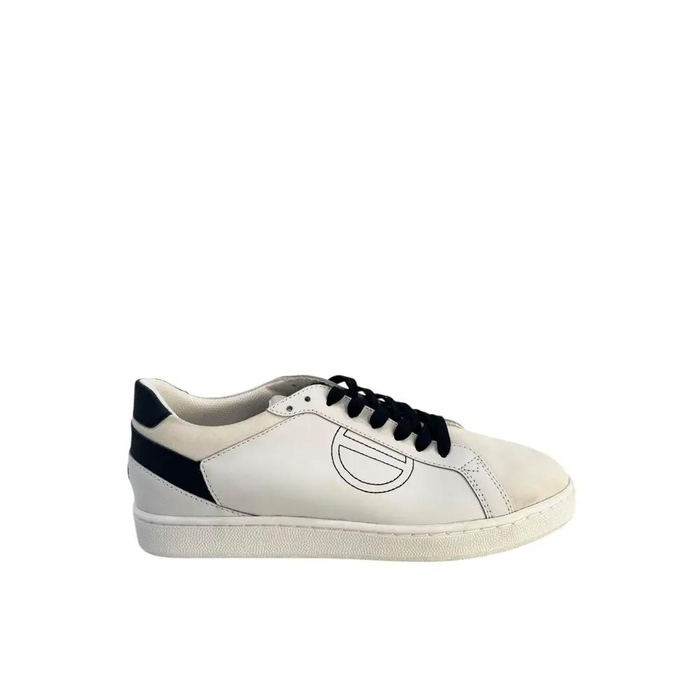 Baskets homme Borbonese en cuir blanc