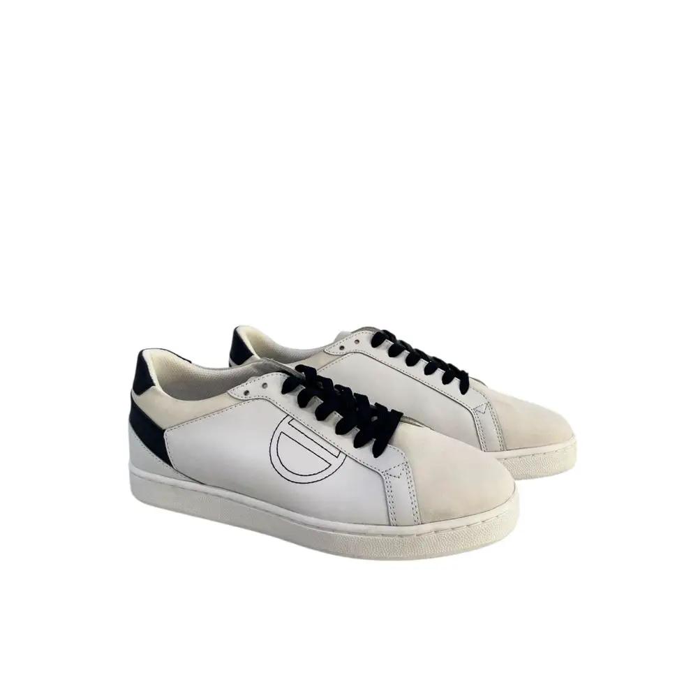Baskets homme Borbonese en cuir blanc