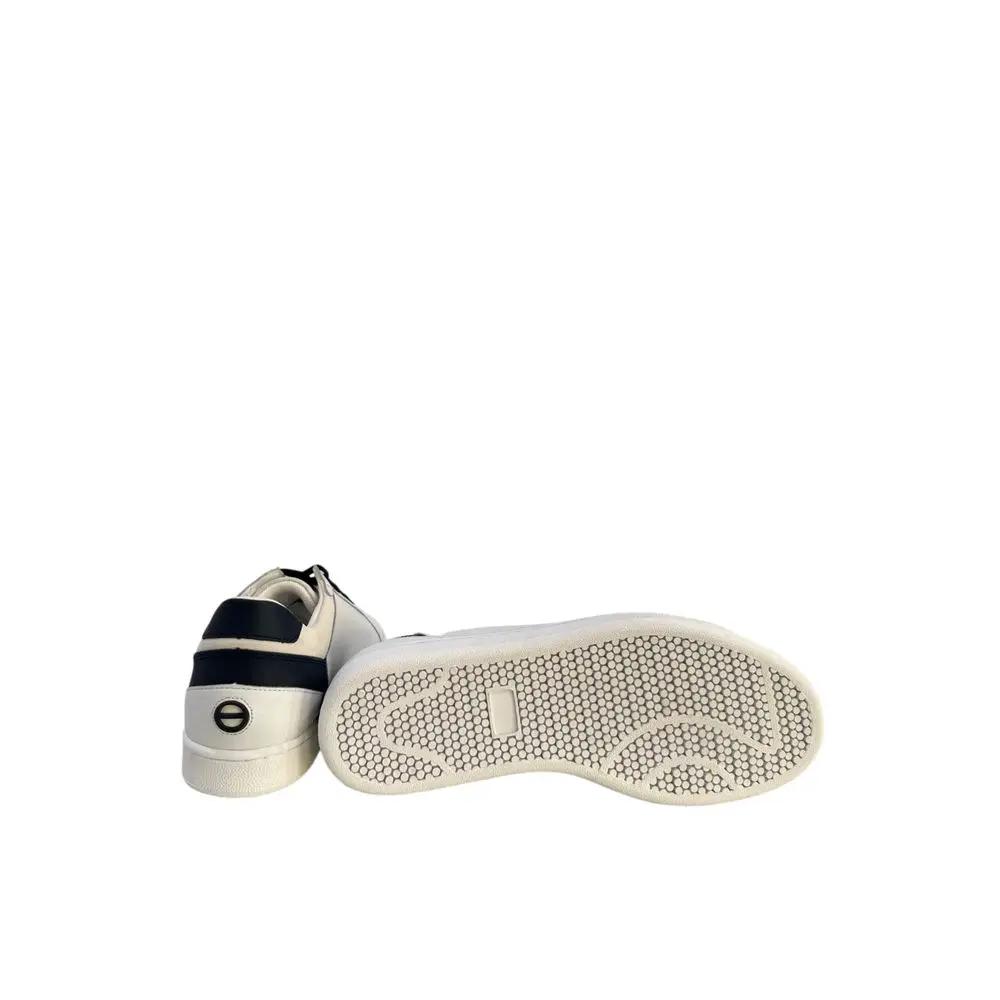 Baskets homme Borbonese en cuir blanc