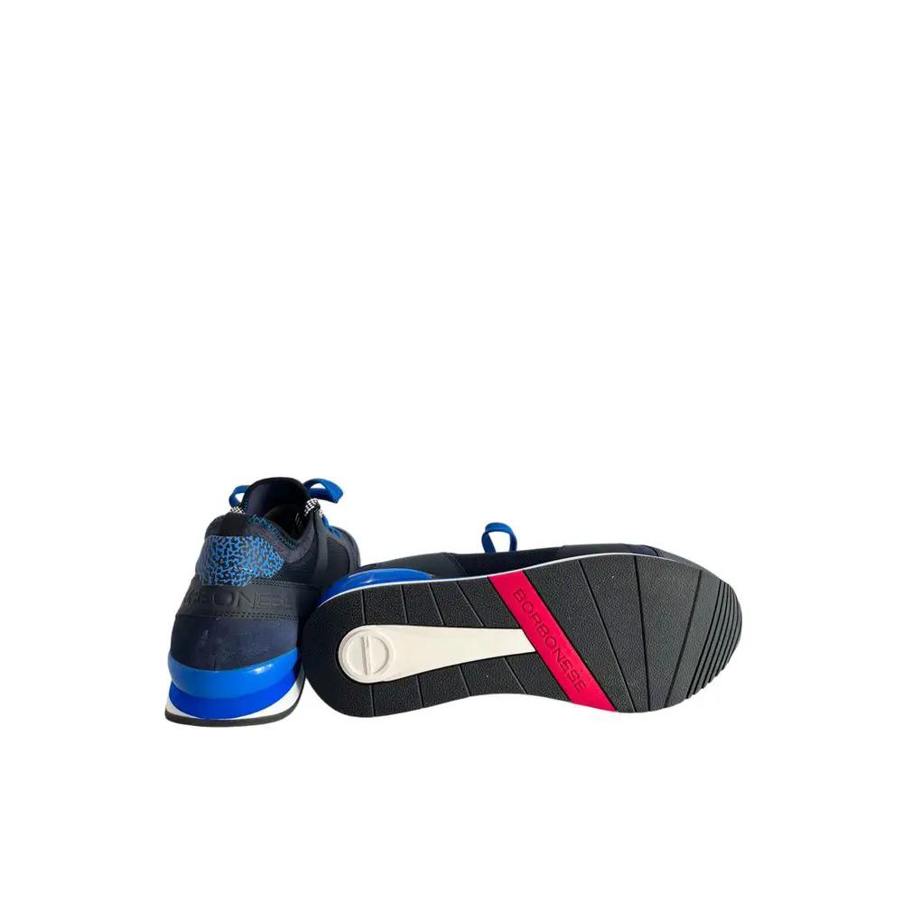 Baskets Borbonese bleues en caoutchouc pour homme