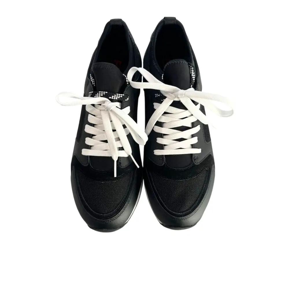 Baskets homme en cuir noir Borbonese