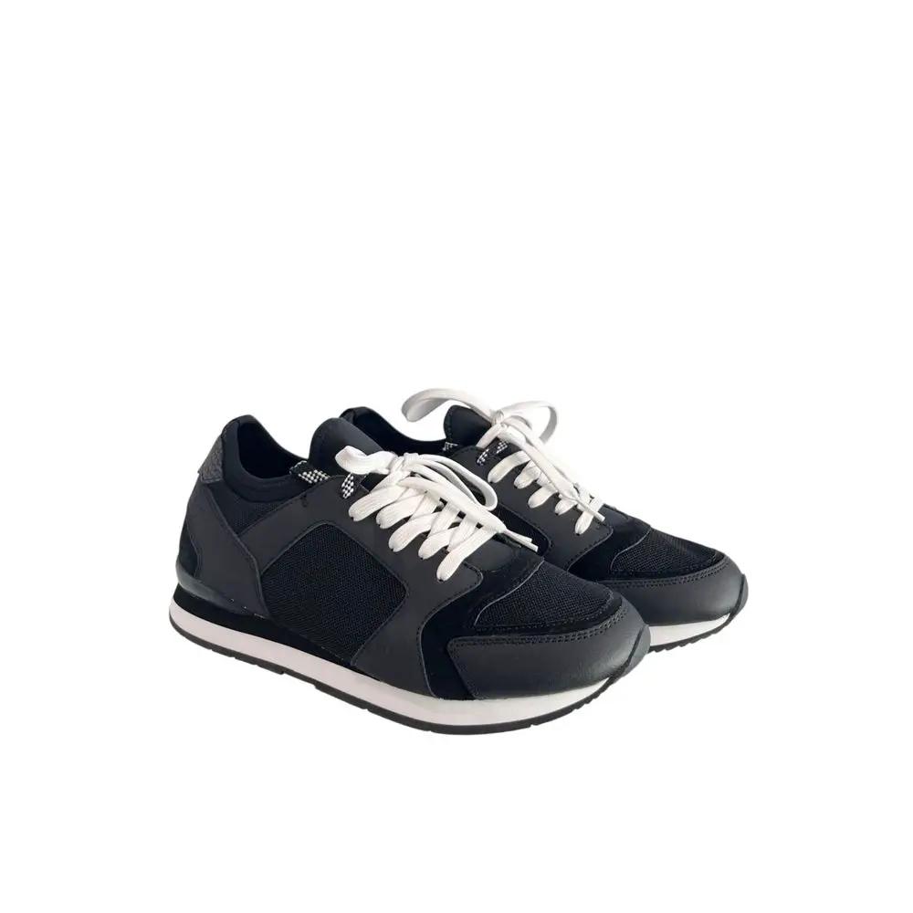 Baskets homme en cuir noir Borbonese