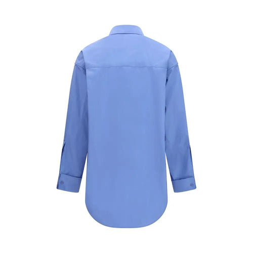 Chemise Balenciaga en coton bleu